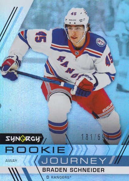 insert RC karta BRADEN SCHNEIDER 22-23 Synergy Rookie Journey Away /699